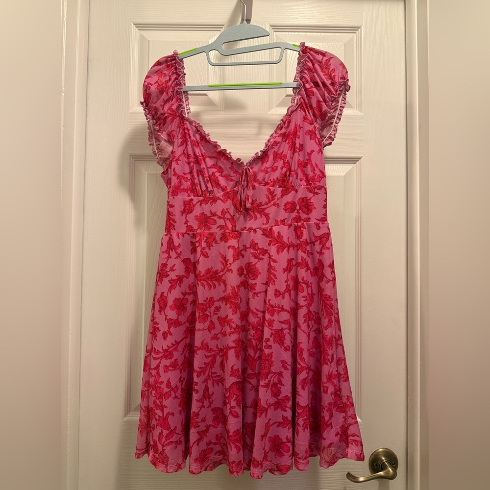 🌸🌸 Pink Floral Dress 🌸🌸